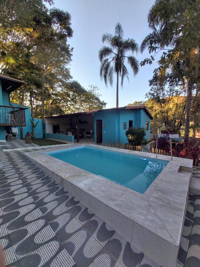 Chale Pavao Azul Hotel Cunha Bagian luar foto