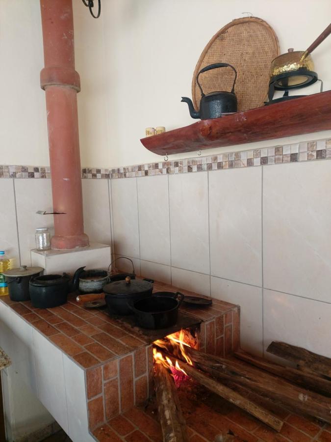 Chale Pavao Azul Hotel Cunha Bagian luar foto