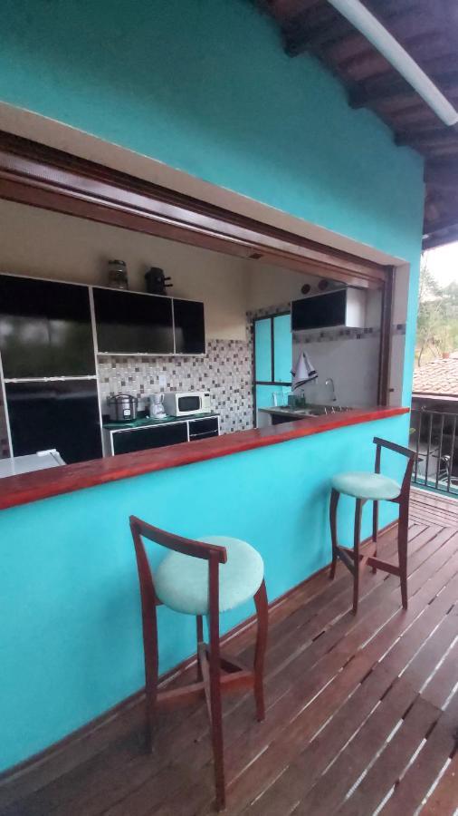 Chale Pavao Azul Hotel Cunha Bagian luar foto