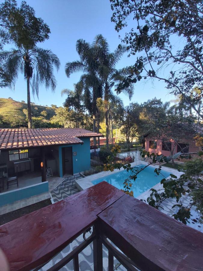 Chale Pavao Azul Hotel Cunha Bagian luar foto