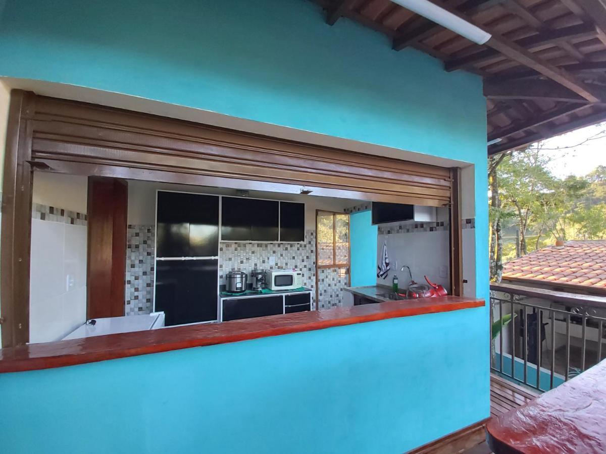 Chale Pavao Azul Hotel Cunha Bagian luar foto