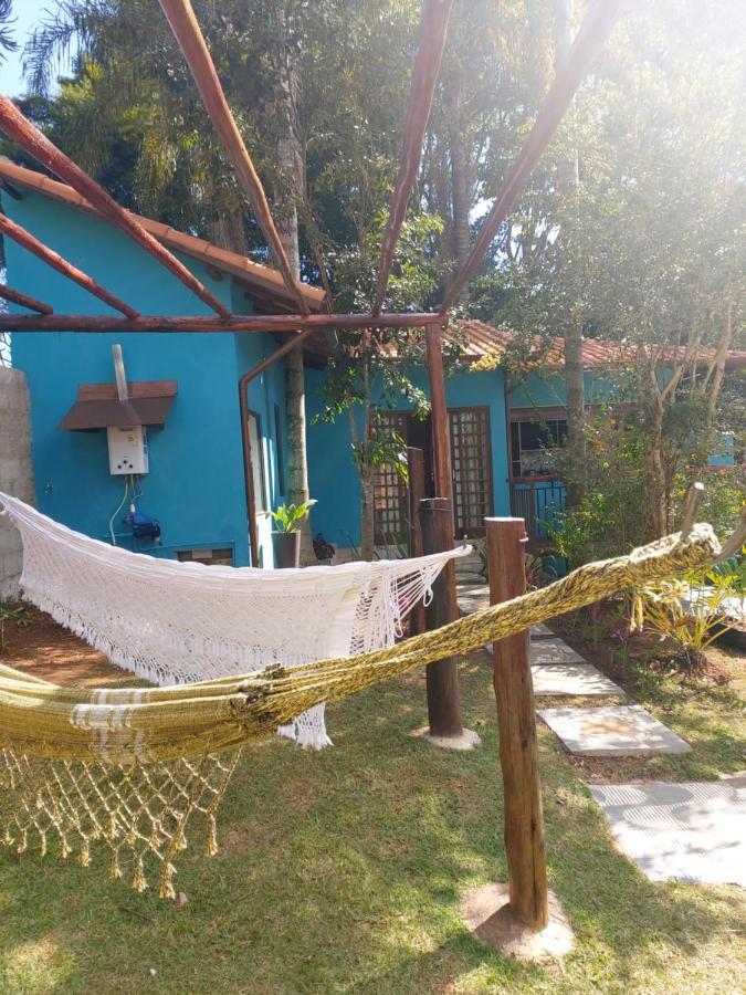 Chale Pavao Azul Hotel Cunha Bagian luar foto