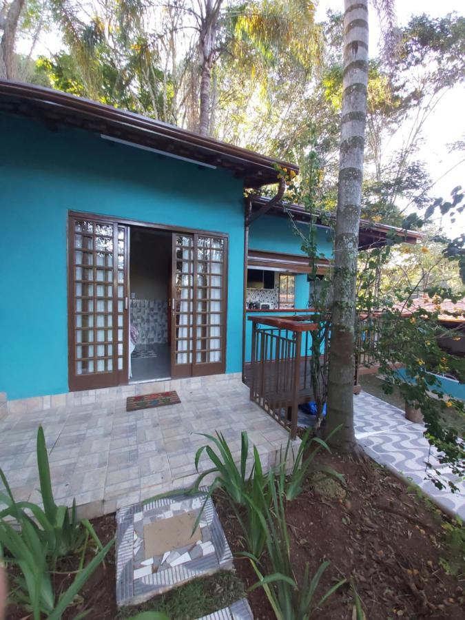 Chale Pavao Azul Hotel Cunha Bagian luar foto