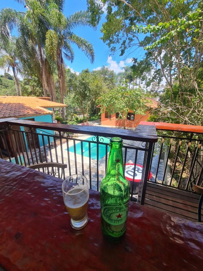 Chale Pavao Azul Hotel Cunha Bagian luar foto