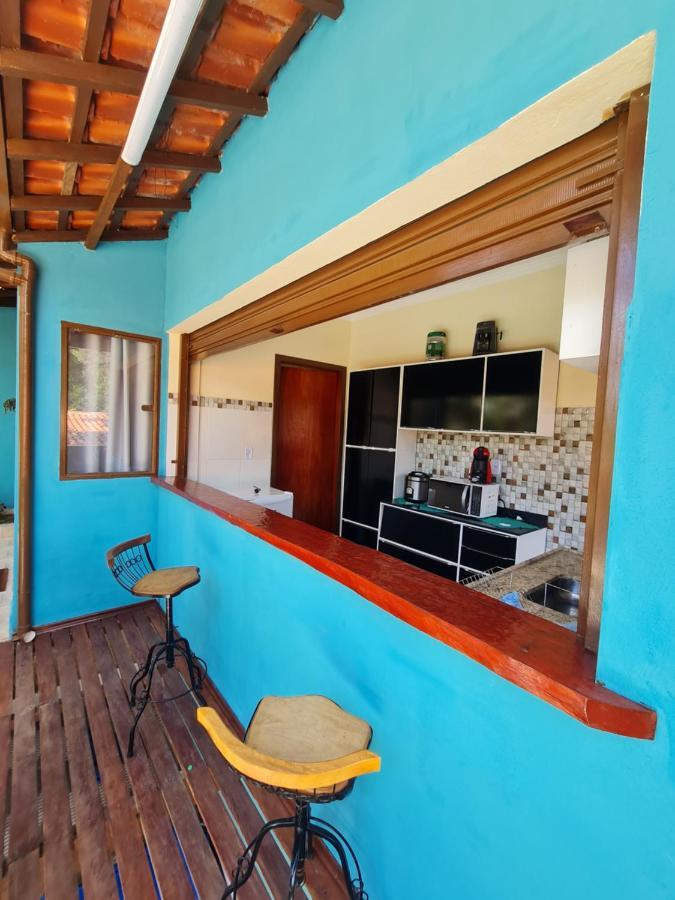 Chale Pavao Azul Hotel Cunha Bagian luar foto
