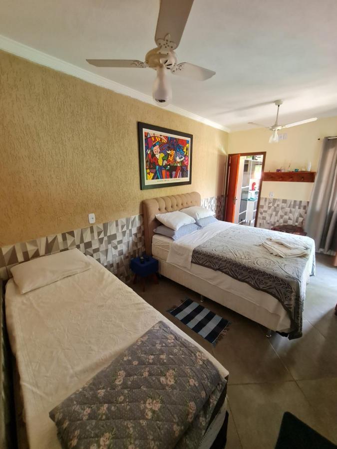 Chale Pavao Azul Hotel Cunha Bagian luar foto