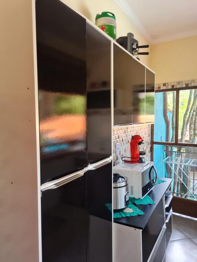 Chale Pavao Azul Hotel Cunha Bagian luar foto